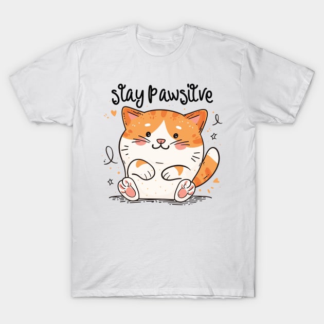 stay pawsitive T-Shirt by sample the dragon